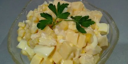 Салата от пилешки гърди - вкусни рецепти за пушени или варени филе със снимки