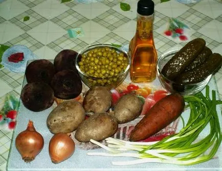 Салата винегрет класически вкусни рецепти със снимки