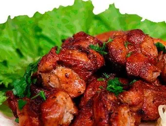 Свинско - марината (най-вкусните), месото беше мек