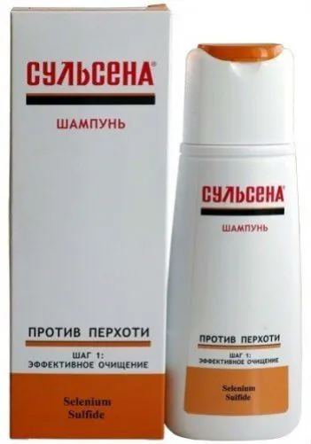 Медицински шампоан против пърхот в аптеката, която бързо ще се