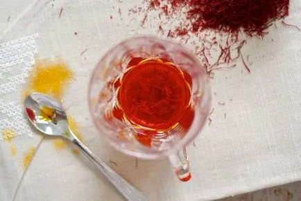 Saffron полезни свойства, като заснемането