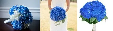 Blue булчински букет - какво да изберем и как да се направи свои ръце, снимка (как се прави) Blue булчински букет - какво да изберем и как да направите свои собствени ръце, снимки