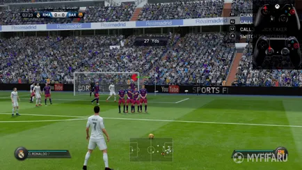 Пряк свободен удар на FIFA 16 за сваляне на ФИФА 17, FIFA 16, FIFA 15 демо, лепенки, изправен, стадиони,