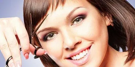 Подстригване бретон си у дома