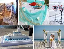 Сватба в синьо снимка на булката и младоженеца, украса на залата (в синьо) Сватба в синьо снимка на булката и младоженеца, украса на залата
