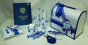 Сватба в синьо снимка на булката и младоженеца, украса на залата (цвят) Сватба в синьо снимка на булката и младоженеца, украса на залата