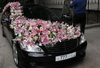 Сватбени аксесоари със собствените си ръце за честването на оригиналните (орнаменти на колата) Сватбени аксесоари със собствените си ръце, за първоначалната честванията