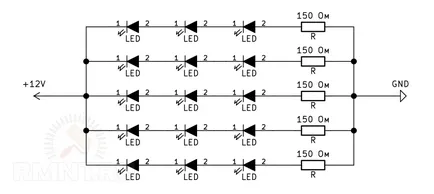 LED прожектор с ръцете си