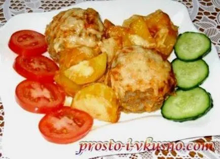 Кюфтета с картофи на фурна