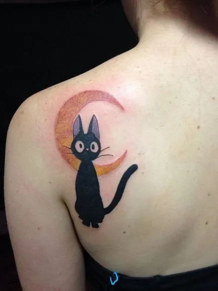 Cat татуировка за жени 100-те най-красивите опции в снимката (по желание) Cat татуировка за жени 100-те най-красивите възможности за снимка