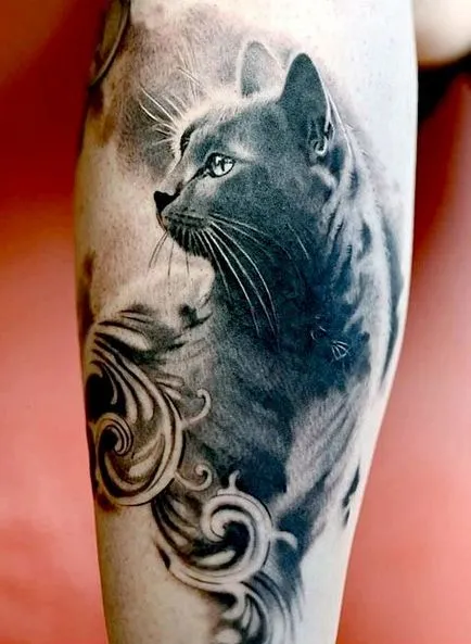 Cat татуировка за жени 100-те най-красивите опции за снимка (снимки) Cat татуировка за жени 100-те най-красивите възможности за снимка