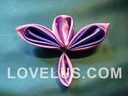 kanzashi техника за начинаещи стъпка по стъпка снимка, на жените истории от живота