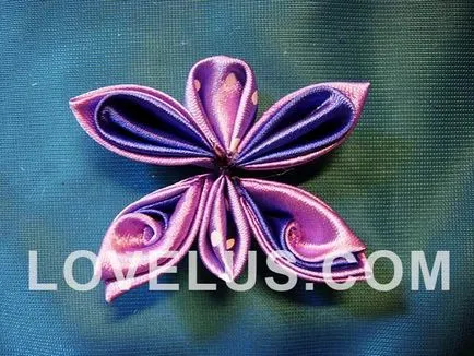 kanzashi техника за начинаещи стъпка по стъпка снимка, на жените истории от живота