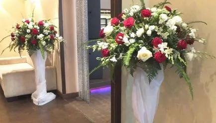 Декорация на залата за идеите за сватба цвят, снимки и цени са приблизителни