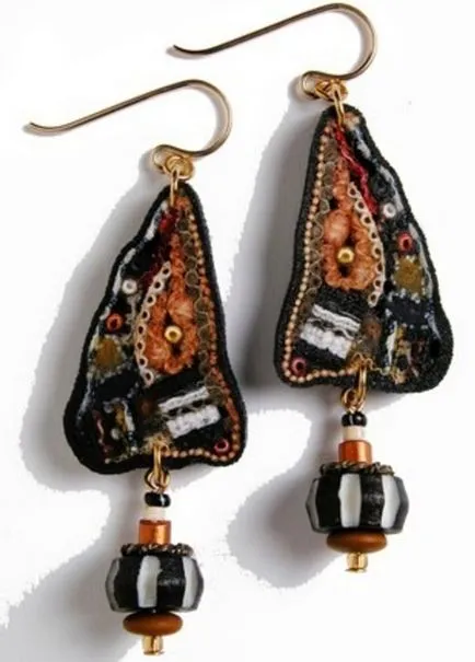 Орнаменти, изработени от плат с ръцете си