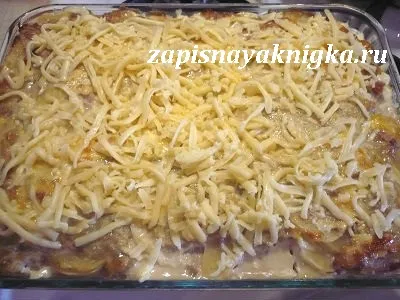 Картофи готвене с кайма