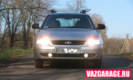 Инсталиране protivotumanok на Lada Priora