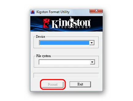 Възстановяване на Kingston флаш устройство 2