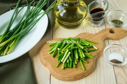 Печени стрели чесън