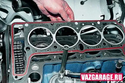 Замяна на главата уплътнението на цилиндъра на ВАЗ-2106