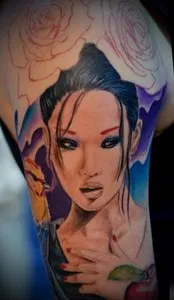 Значение татуировка момиче - смисъла, история, снимки