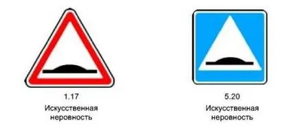 Влезте изкуствени неравности или гърбици