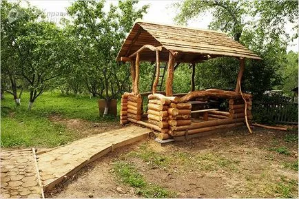 Дървени беседки с ръцете си