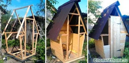 Тоалетна тип шатрата ръцете си