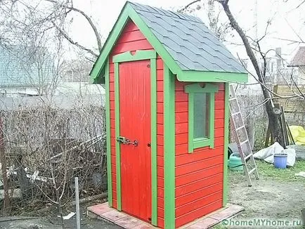 Тоалетна тип шатрата ръцете си