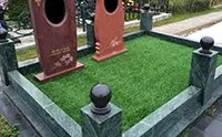Как да украсят гробове в гробищата