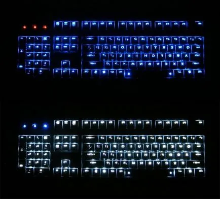 Backlit клавиатура с ръцете си
