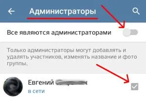 Администраторите телеграма, телеграми назначаване подписи