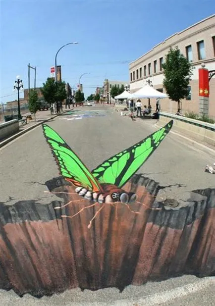 3D чертежи на тротоара