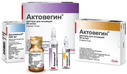 Aktovegin, към който се прилага в инжекции, таблетки и мехлеми (целеви) Aktovegin това, което е предписано в инжекции, таблетки и мехлемите
