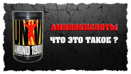 Аминокиселините - какво е това, което е необходимо аминокиселини