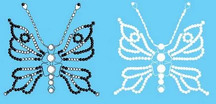 Butterfly топчета с ръцете си, като тъкат, схемата за майсторски клас