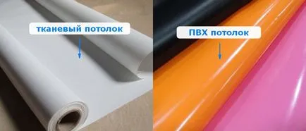 Тавани безшевни - особено изборът, монтаж 1