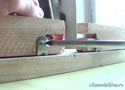 Блок лък с ръцете си