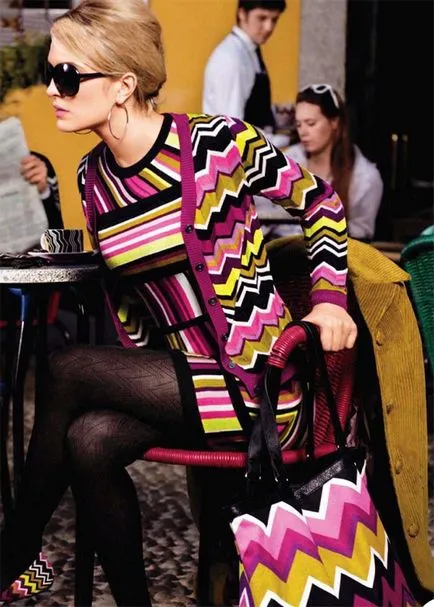 Марка Missoni - зигзаг модели, снимки и история