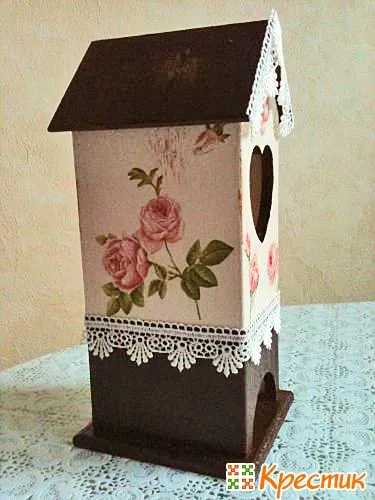 Чайна декупаж прост обем
