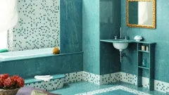 Как да украсят стените на видовете баня на довършителни материали