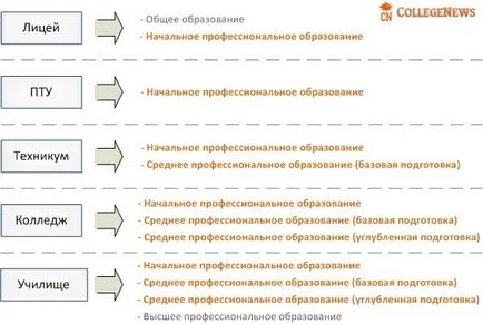Това, което отличава колеж колеж каква е разликата, която по-висок и по-добре
