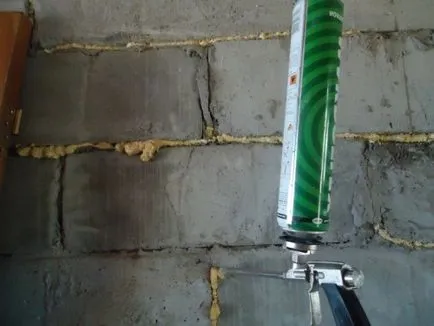 Лепенката на дупките в бетонна стена фото и видео инструкция за работата, необходимите инструменти