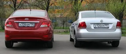 Какъв по-добър Volkswagen Polo или Hyundai Solaris - сравнение на седани Volkswagen Polo и Hyundai Solaris