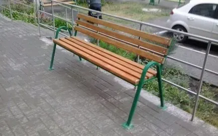 Направете една пейка градина с ръцете си от дърво, с форма на тръба, и т.н.