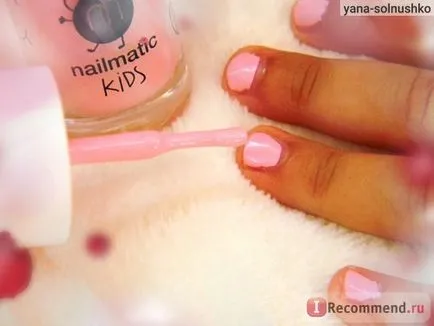 Детски лак за нокти, на водна основа nailmatic деца - «✿ най-доброто за нокти маникюр първи ✿»,