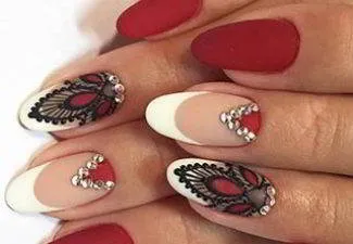 Nails Design 2017 снимка модерни идеи яке с модел