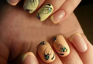 Nails Design 2017 снимка модерни идеи яке с модел