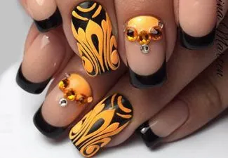 Nails Design 2017 снимка модерни идеи яке с модел