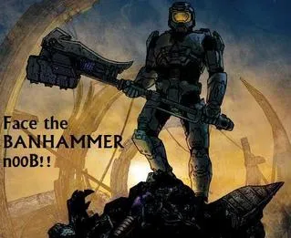 Banhammerom, Netlore iichan, banhammer, забрана, banhammerom, имиджборд, умереност